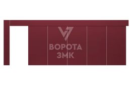 Ворота противопожарные откатные для паркинга 2500×4500 ЗМК-9603